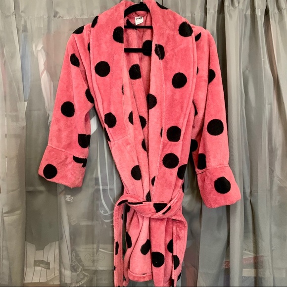 🔴SOLD🔴 Pink VS | Plush Robe - Picture 2 of 4